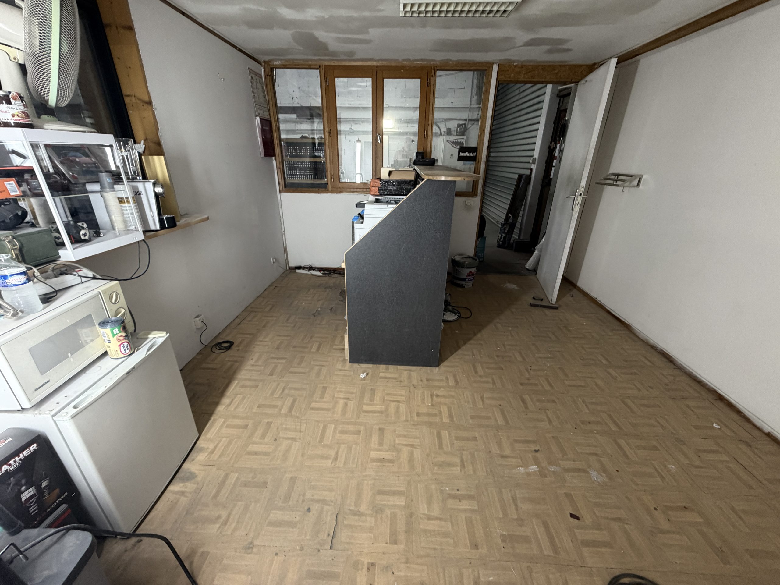 Murs préparés avant mise en peinture