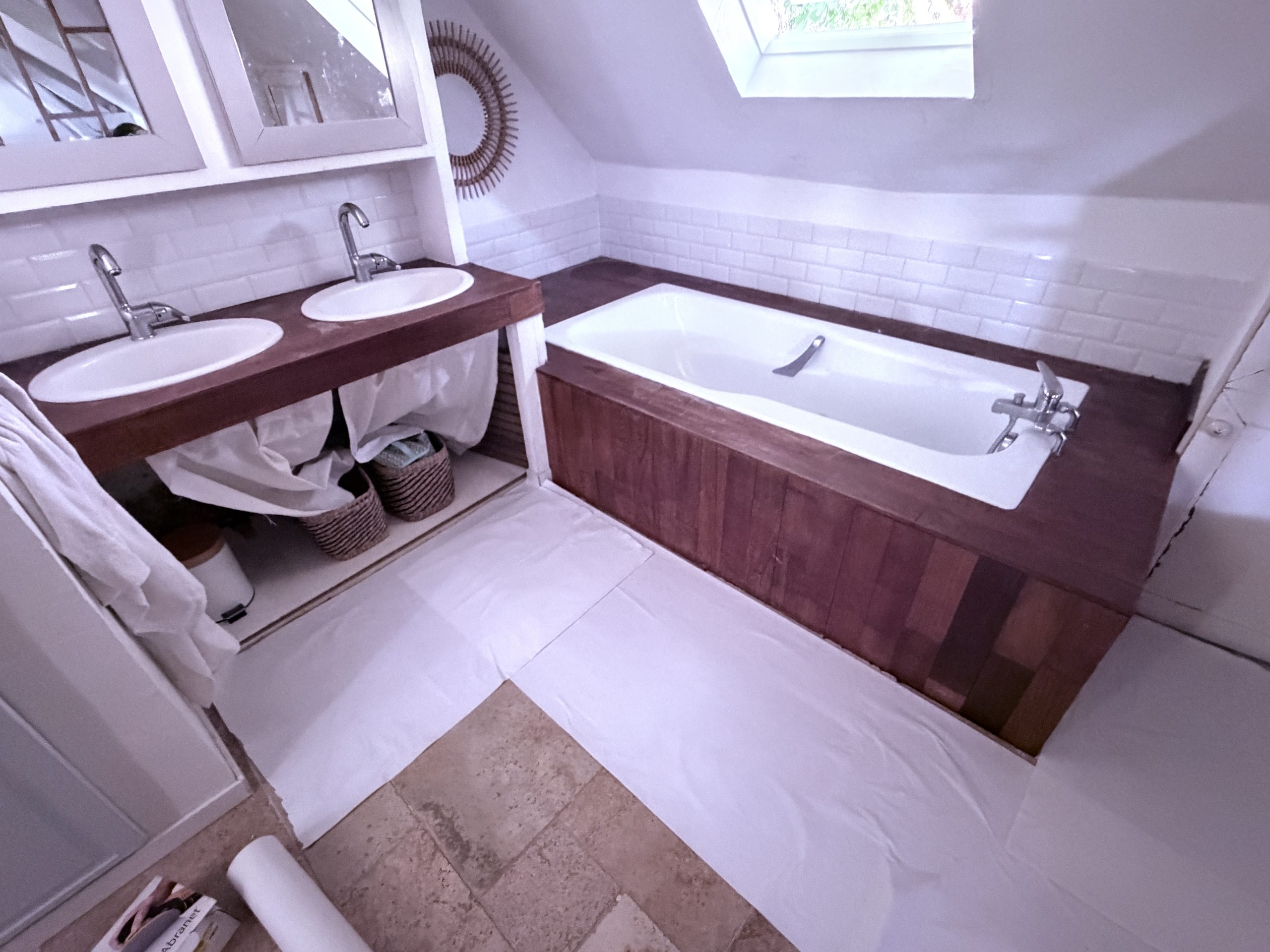 Salle de bain avant rénovation