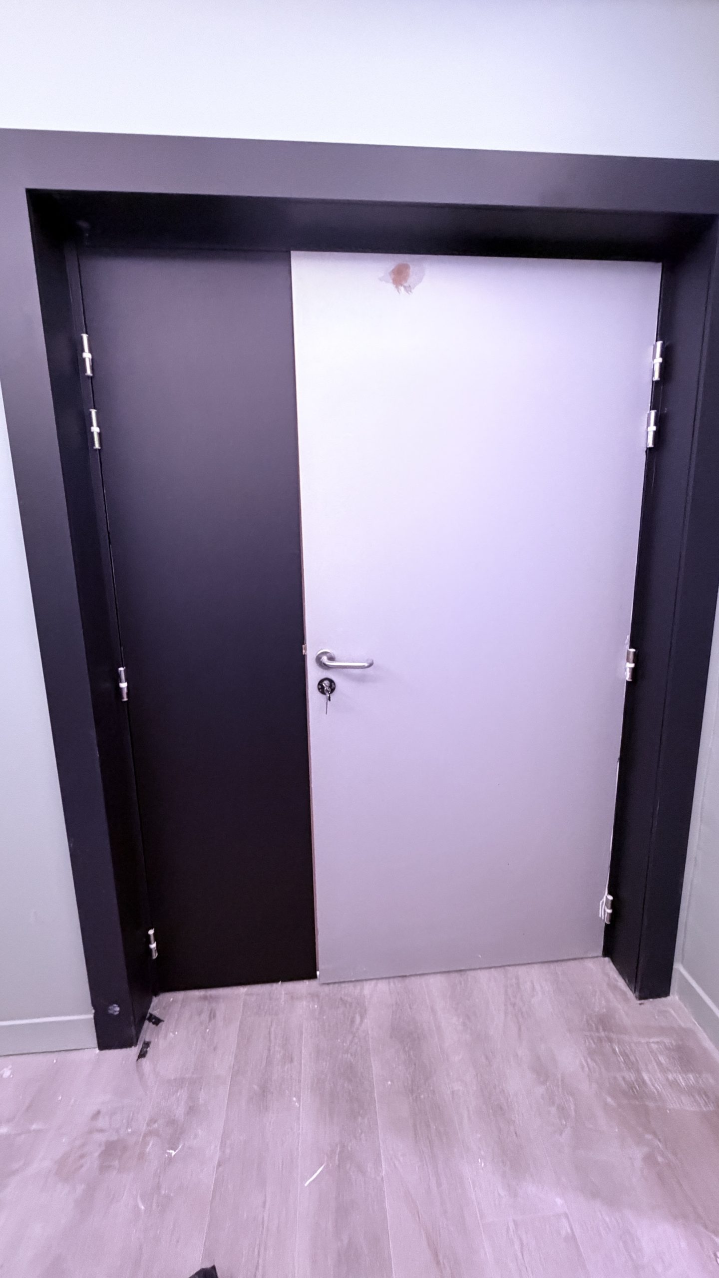 Porte double avant covering, finition claire d'origine
